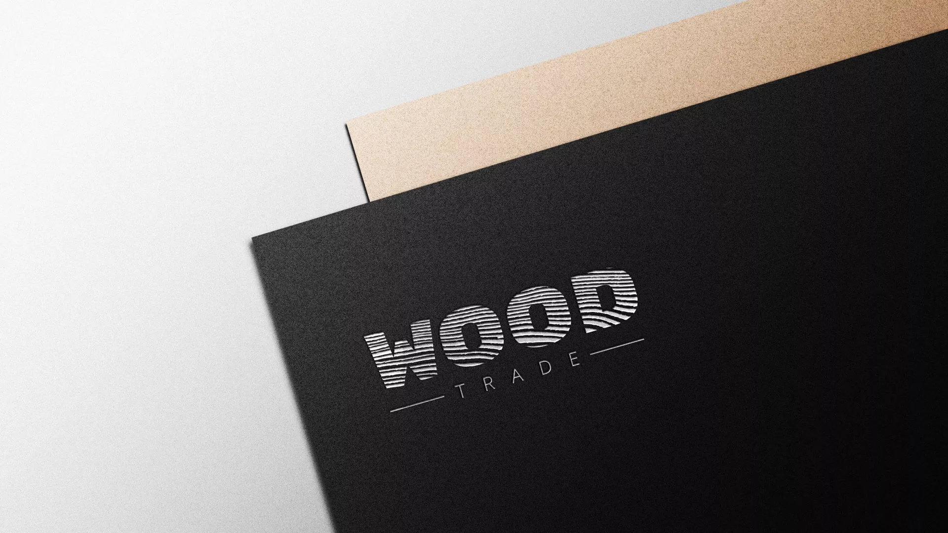 Разработка логотипа для компании «Wood Trade» в Вытегре