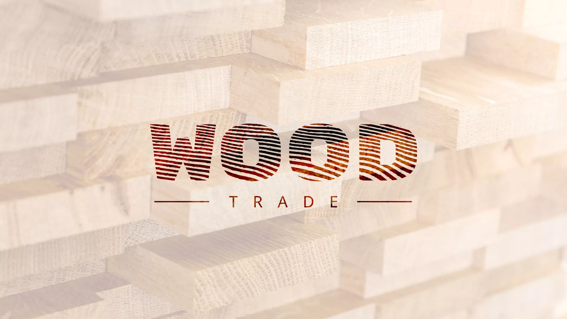 Разработка логотипа для компании «Wood Trade» в Вытегре