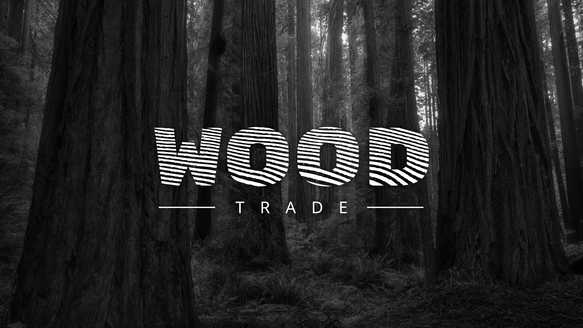 Разработка логотипа для компании «Wood Trade» в Вытегре